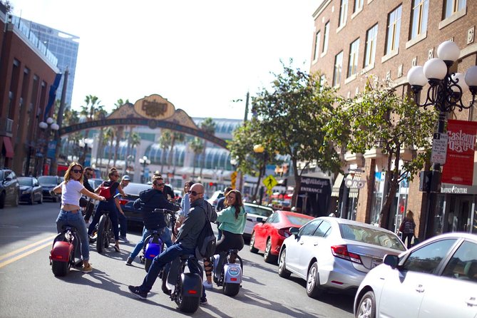 1Hr GPS Self Guided Scooter Tour: Harbor/Gaslamp Quarter - The harbor finale includes unusual route details