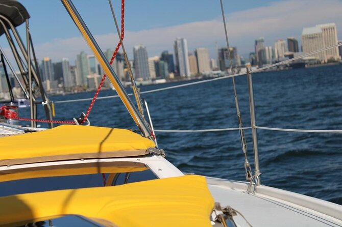 2.5 Hour Private Sunset Sailing Tour in San Diego up to 12 guests - Leaving Safe Harbor Sunroad Marina at sunset