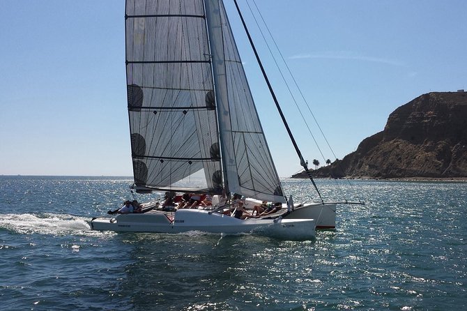 2.5-Hour Small-Group Catamaran Sailing Adventure with Drinks - Leaving the motor behind