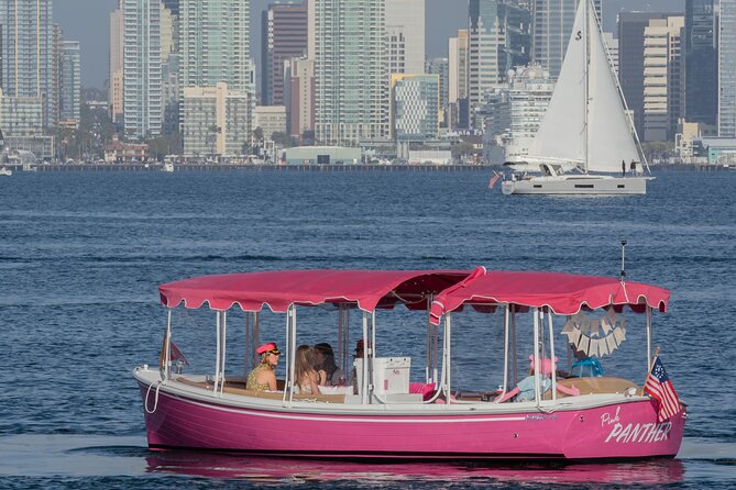 2-Hour Private Pink Bachelorette Boat Cruise in San Diego Bay - The Maritime Museum and San Diego’s nautical side