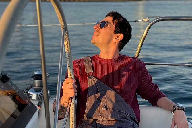 2-Hour Sunset Sailing on San Diego Bay - Leaving Shelter Island at the right time of day