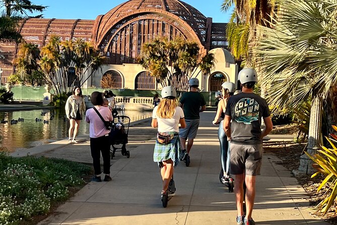 Balboa Park Electric Scooter Tour with Pictures - Spreckels Organ Pavilion and the Japanese Friendship Garden overlook