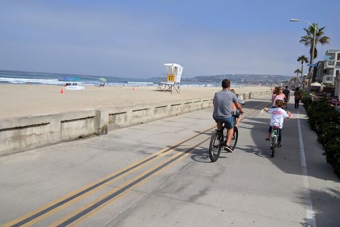 Bike Around San Diego Bay to the Ocean - A short stop at the Mission Beach Boardwalk and Pier