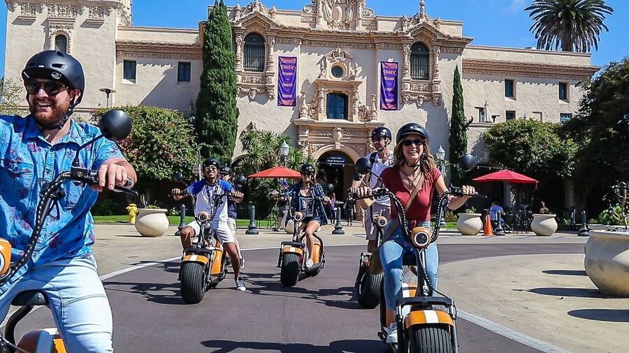 Coronado: GPS-Guided Scooter Tour & Round-Trip Ferry - Spreckels Park and downtown Coronado