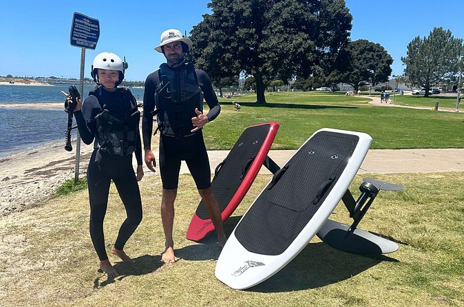 eFoil Experience & Video Package. 2-Hours LIFT5 / LIFTX Session - Fiesta Island and the wider ride