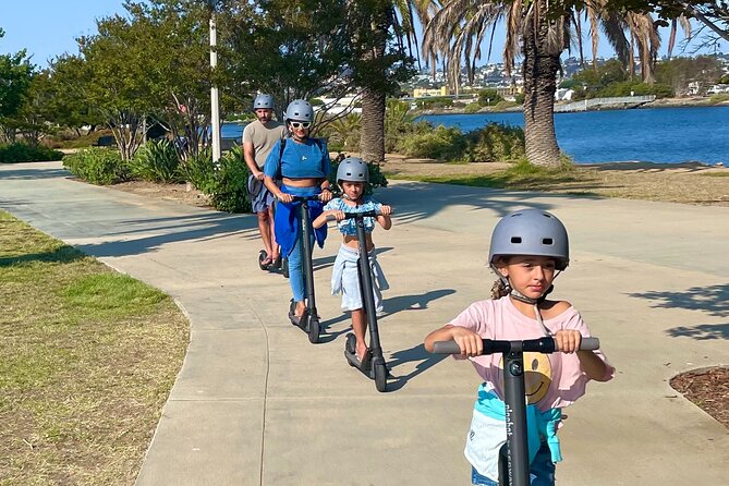 Electric Scooter Waterfront Tour with Pictures - Ships at the Maritime Museum and USS Midway