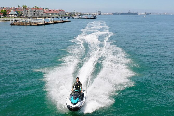 Jet Ski Rental Adventure in San Diego Bay - The skyline view is the real backdrop
