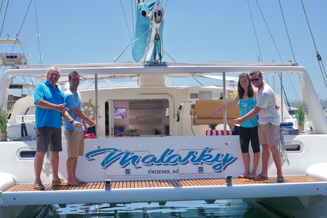 Luxury Catamaran Sailing Charter of San Diego - South toward Sunset Cliffs