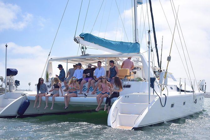 Luxury Catamaran Sailing Charter of San Diego - Mission Bay to the Pacific Ocean