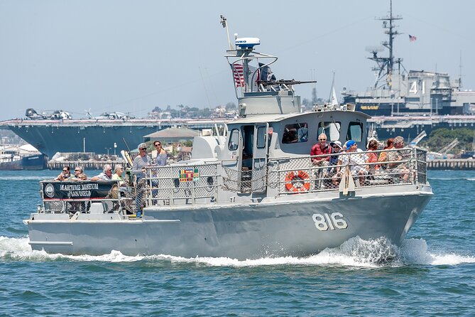 PCF 816 Swift Boat Naval History Bay Tour with General Admission - Under the Coronado Bay Bridge