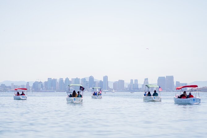 Pedal Boat rental in hidden part of San Diego Bay! Family fun - Skyline photos and harbor views