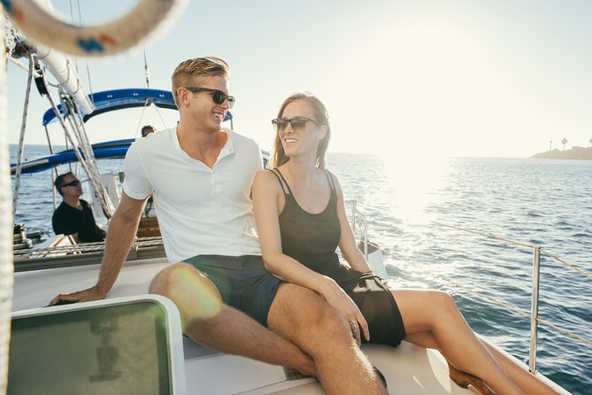 Private Sailing Charter on San Diego Bay - The USS Midway from the bay