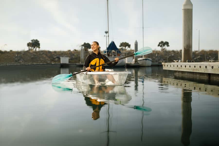 San Diego: 2024 Crystal Clear Kayak Rental - What is included, and what you still need