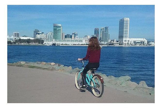 San Diego Bike Tours on Coronado - Riding beneath the Coronado Bridge