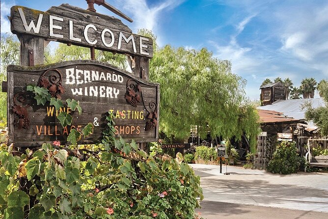 San Diego County Wine Tour (Private) - Key points to know before booking