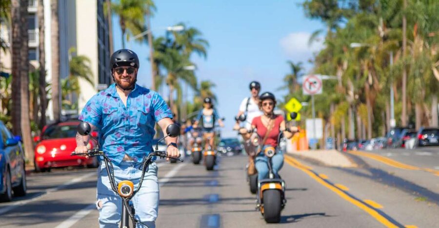 San Diego: Downtown and Gaslamp Loop Scooter Tour - Key points to know before you ride