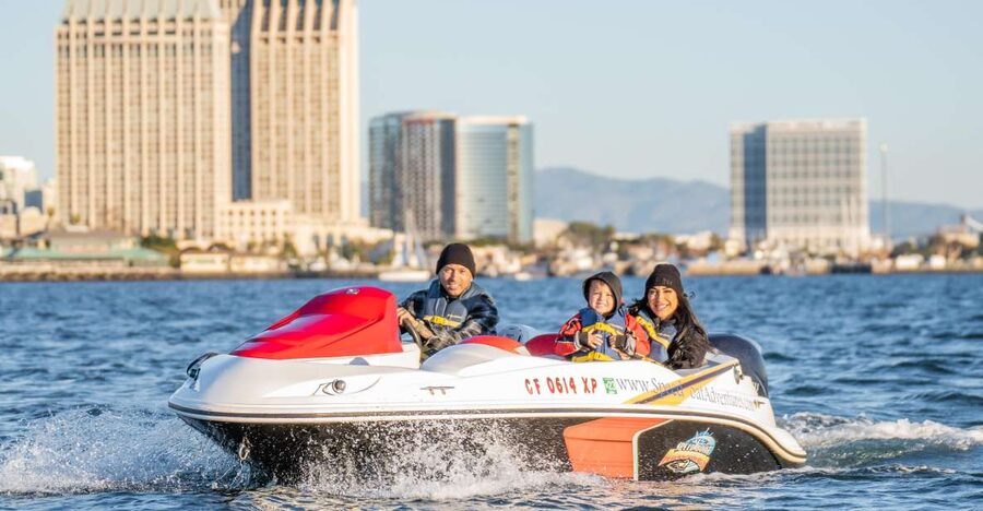 San Diego: Drive Your Own Speed Boat 2-Hour Tour - Star of India, the Maritime Museum, and working harbor views