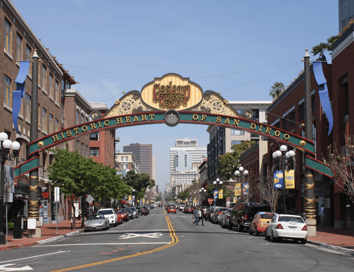 San Diego: Gaslamp Quarter Frontier History Walking Tour - Starting beneath the Gaslamp District archway