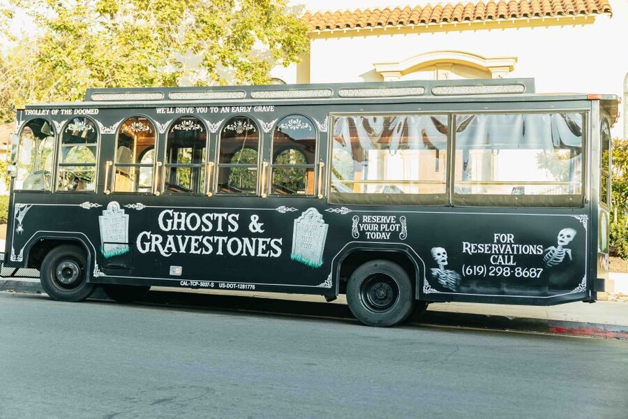 San Diego: Ghosts & Gravestones Trolley Tour - El Campo Santo and Old Town Cemetery