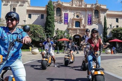 San Diego GPS Guided Scooter Tour: Downtown & Balboa Park Sights