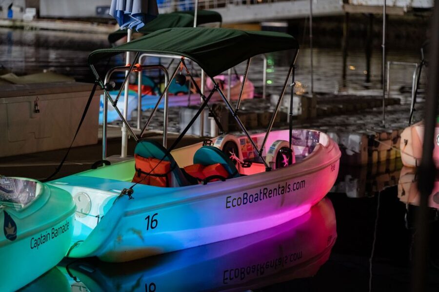 San Diego: Night Date Glow Pedal Boat with Downtown Views - Why a glowing boat is a fun way to see San Diego at night