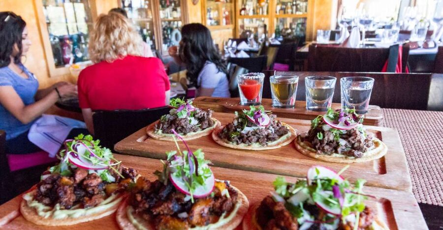 San Diego: Old Town Tales, Tacos, and Tequila Walking Tour - Adobe Chapel and the first tortilla stop
