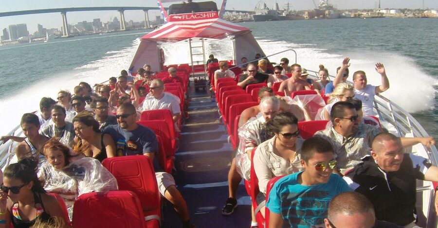 San Diego: Patriot Jet Boat Thrill Ride - USS Midway and the naval waterfront