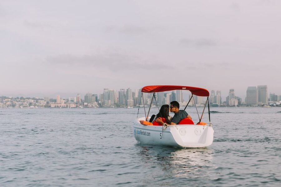 San Diego: San Diego Bay Dog-Friendly Eco Pedal Boat Rentals - What you see from the water