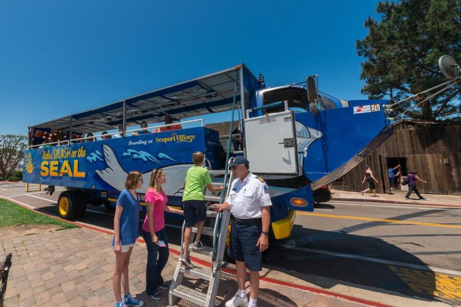 San Diego: SEAL City Tour by Amphibious Bus - Shelter Island and the sea lions