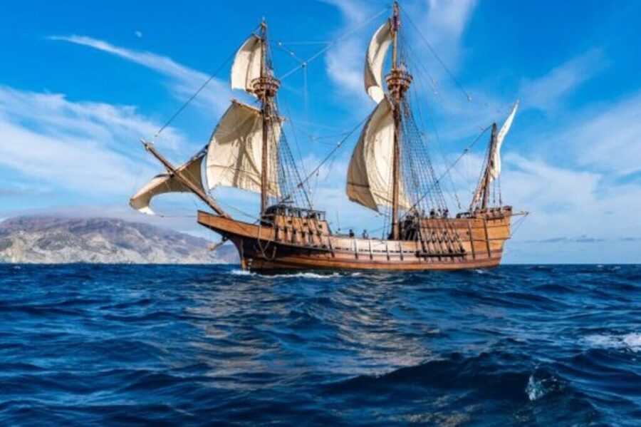 San Salvador 16th Century Galleon Sail w/ Museum Admission - Sailing with the crew aboard a 16th-century replica