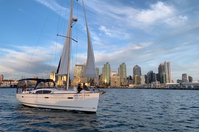 Sunset Sail Along the San Diego Skyline - Bean bags, blankets, and the evening chill