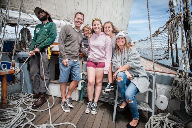 Tall Ship Adventure aboard the Schooner Californian with General Admission - A working tall ship, not a polished cruise boat