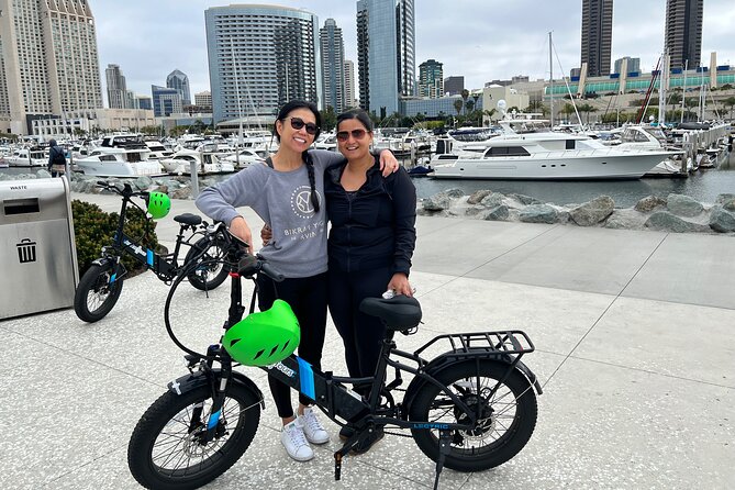 The Early Bird Guided E-Bike Tour in San Diego - USS Midway and the Unconditional Surrender statue