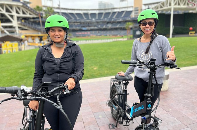 The Early Bird Guided E-Bike Tour in San Diego - Broadway, Petco Park, and the return through downtown