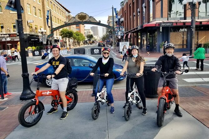 The Early Bird Guided E-Bike Tour in San Diego - Seaport Village and the first look at the bay