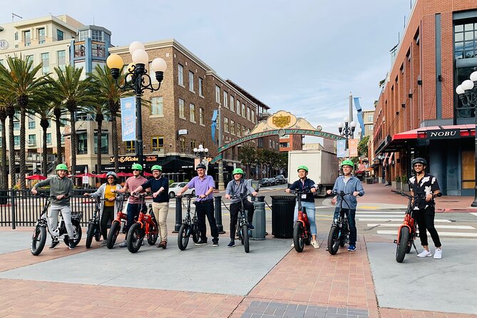 The Gaslamp E-Bike Tour - Tuna Harbor and the Unconditional Surrender statue