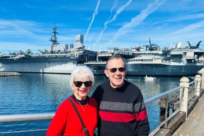 Walking food tour + Round trip ferry to Coronado Island - Port views, yachts, and the USS Midway